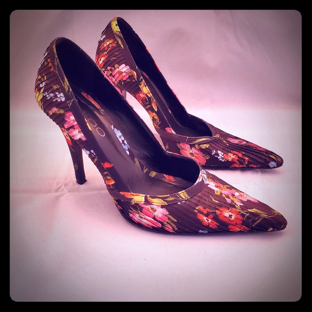 Womens Aldo Floral Print Heel